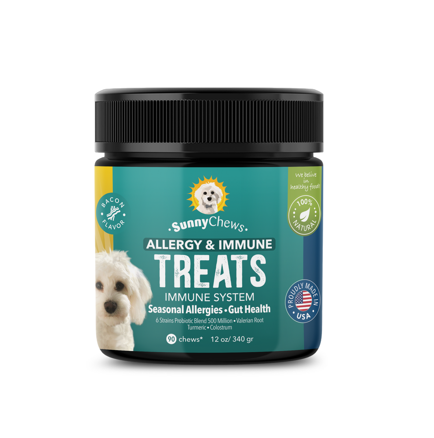 Allergy Immune Support Treats For Dogs 90 Chews - 12oz